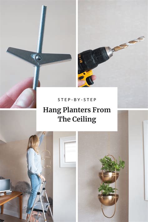 how to hang something in ceiling